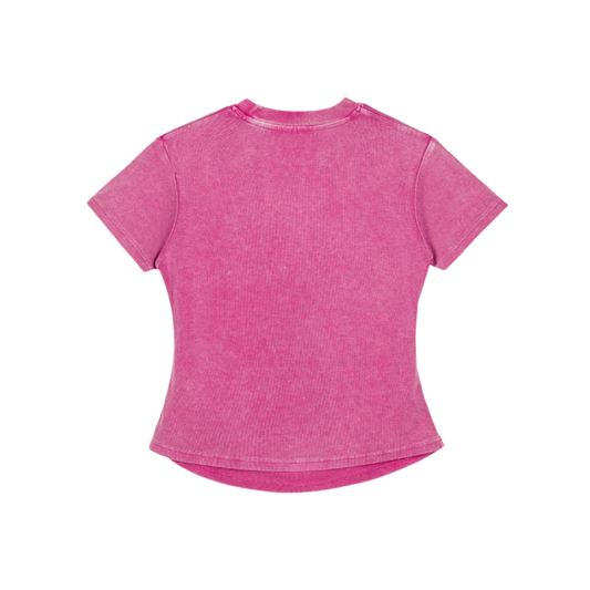 Women's Fitted Tee (Hibiscus)