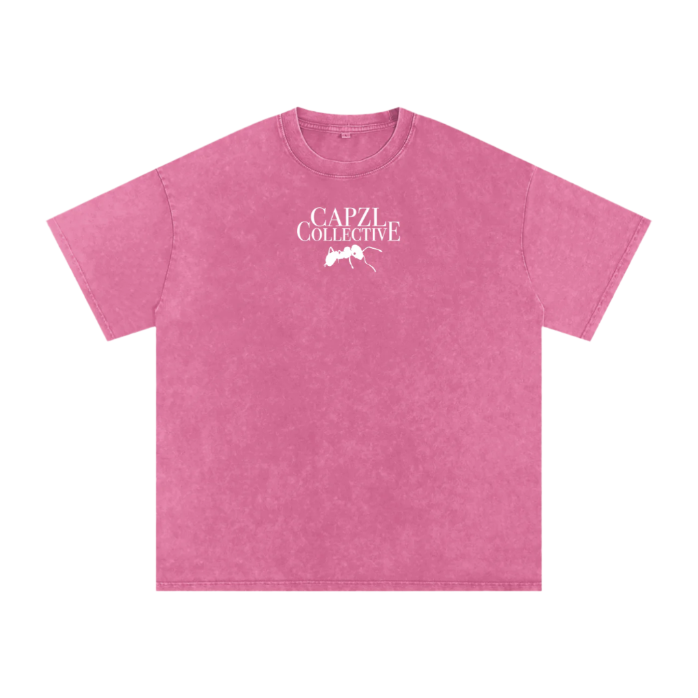 Summer Hue Oversize Tee (Hibiscus)