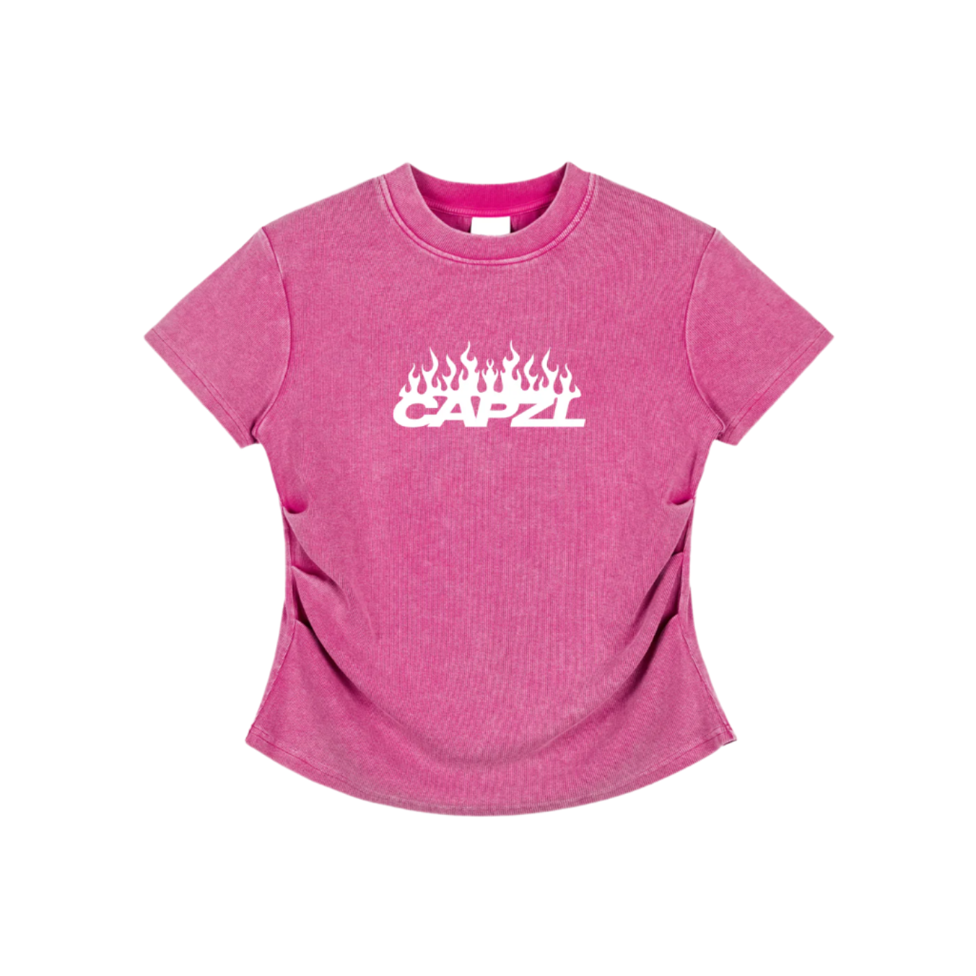 Women's Fitted Tee (Hibiscus)