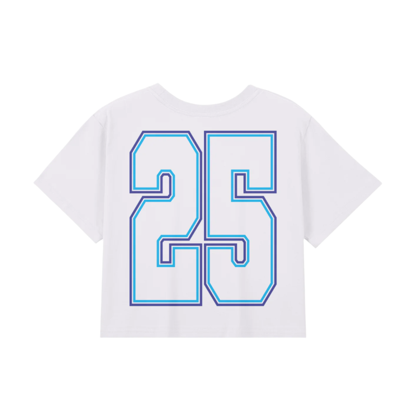 Women's 25' Baby Tee (Blue)