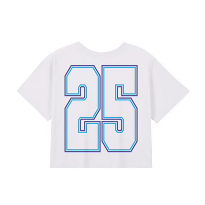 Women's 25' Baby Tee (Blue)