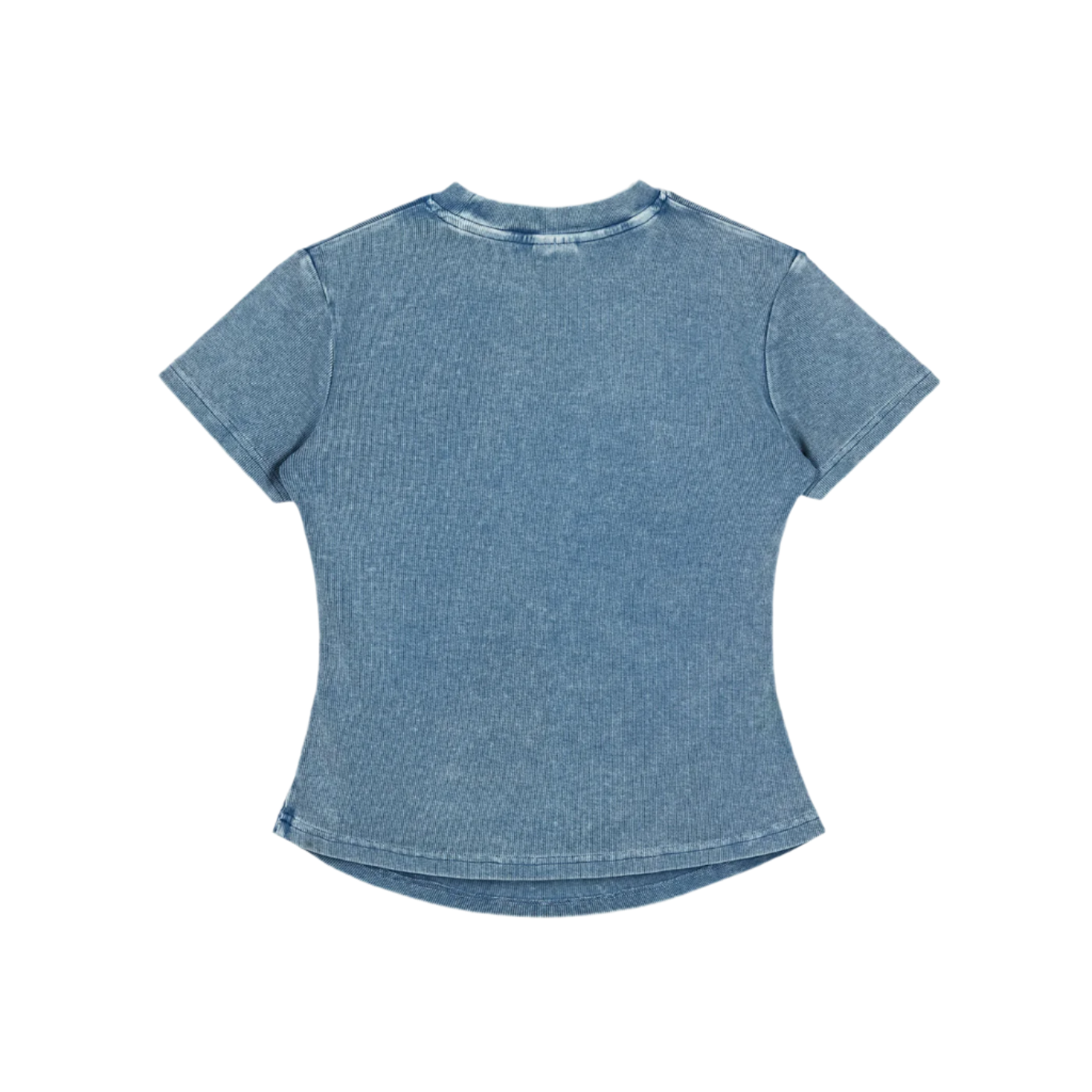 Women's Fitted Tee (Dusty Blue)