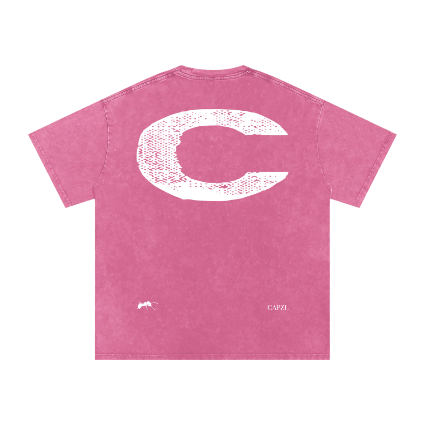 Summer Hue Oversize Tee (Hibiscus)